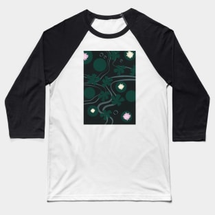 Lake at Night Baseball T-Shirt